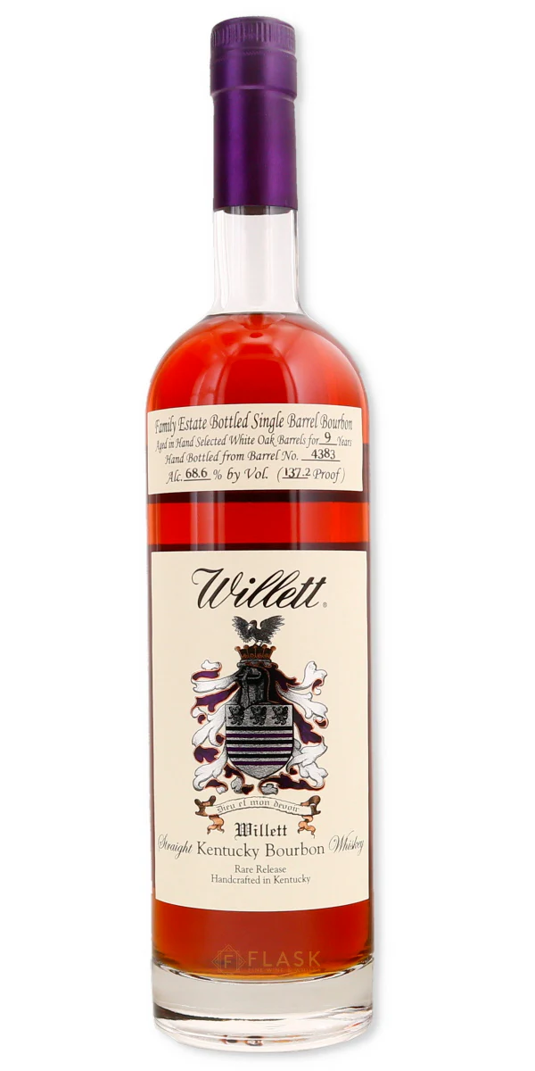 Willett Family Estate Single Barrel Bourbon 9 Year #4383 137.2 Proof