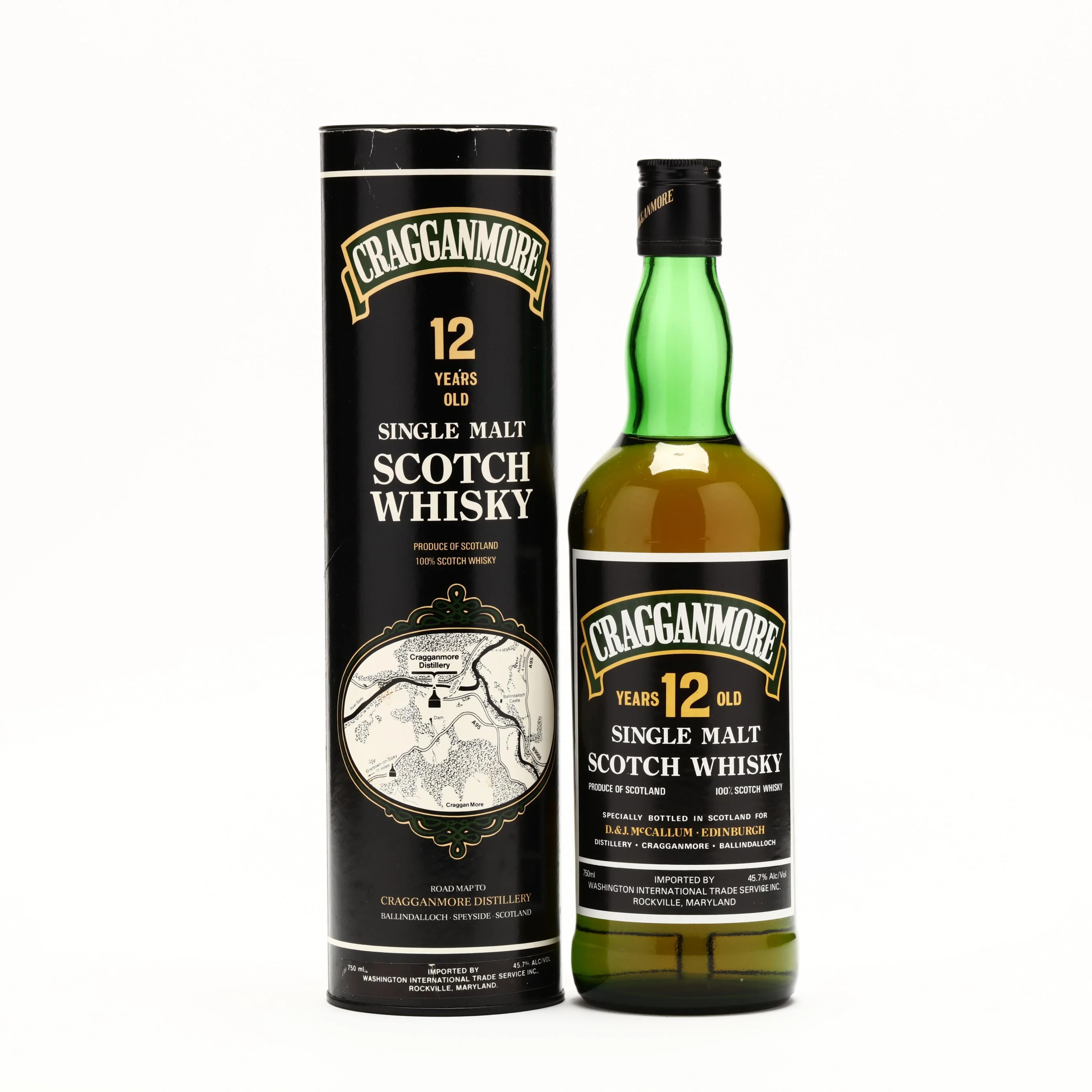 Cragganmore 12 Year Old Black Label 1980s