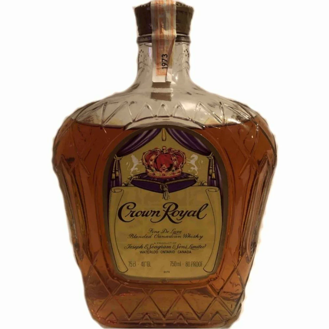 Crown Royal 1973 80 proof