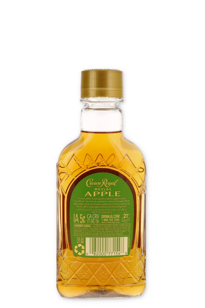 Crown Royal Apple Canadian Whiskey 200ml PET - Image 2