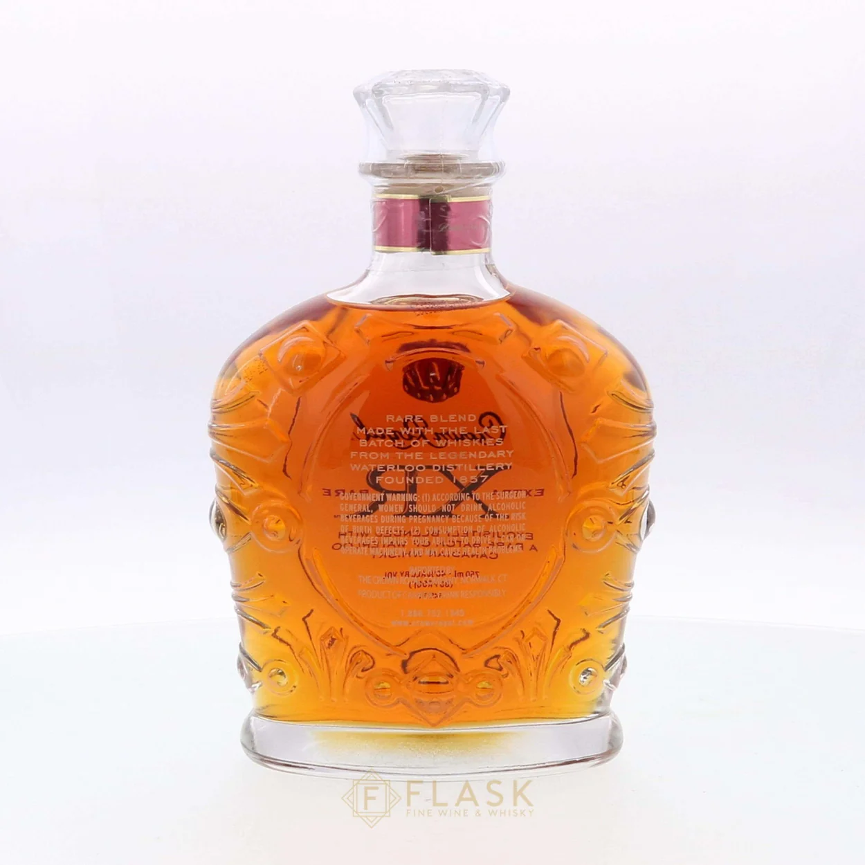 Crown Royal XR Extra Rare Whisky Red Waterloo w/Bag Only - Image 6