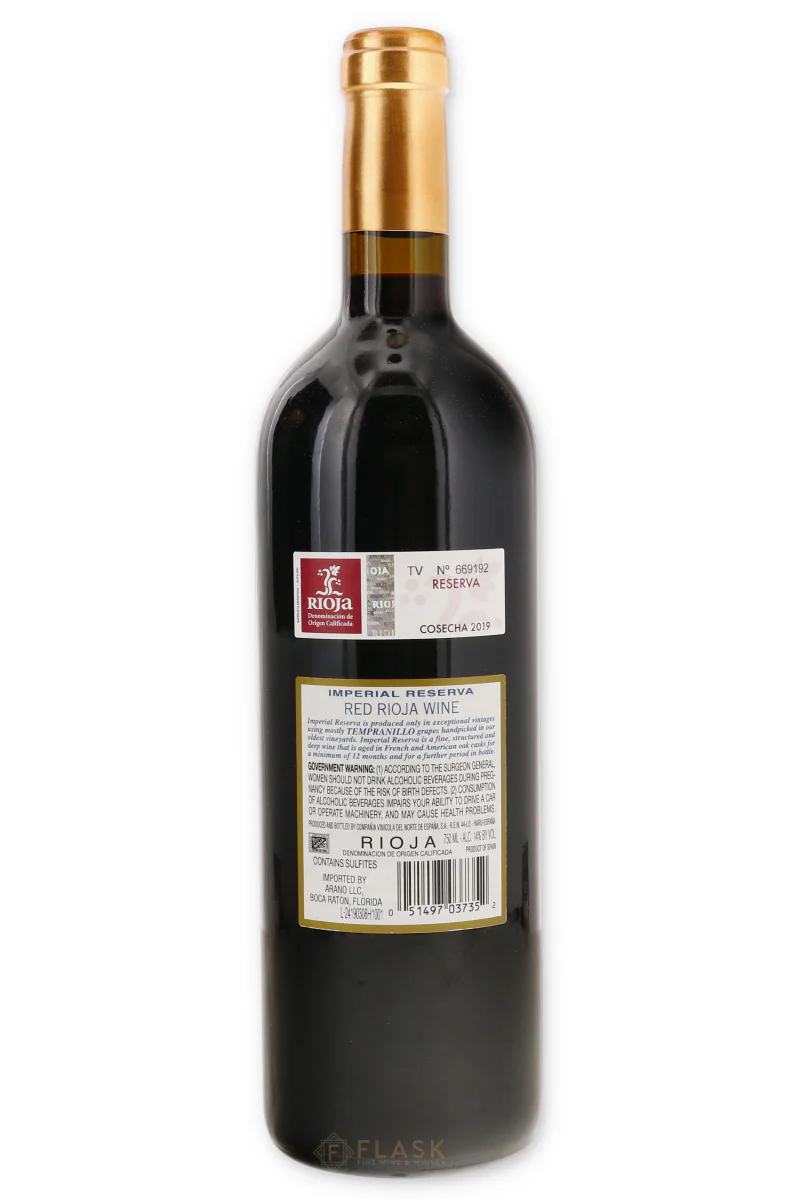 CVNE Imperial Rioja Reserva 2019 - Image 2