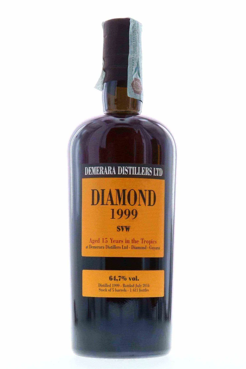 Diamond Full Proof SVW 1999 15 Year Old Demerara Rum Velier - Image 2