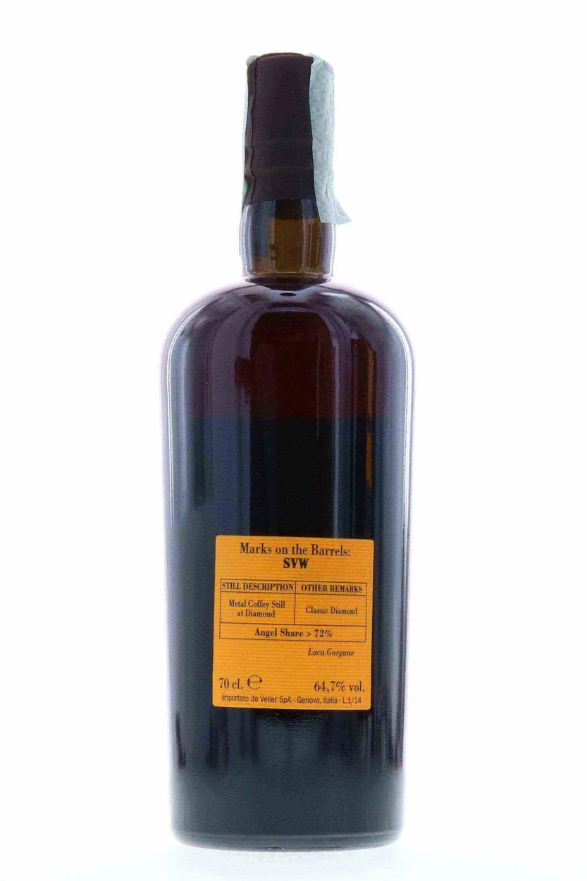 Diamond Full Proof SVW 1999 15 Year Old Demerara Rum Velier - Image 3