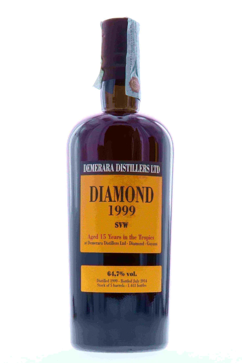 Diamond Full Proof SVW 1999 15 Year Old Demerara Rum Velier - Image 5