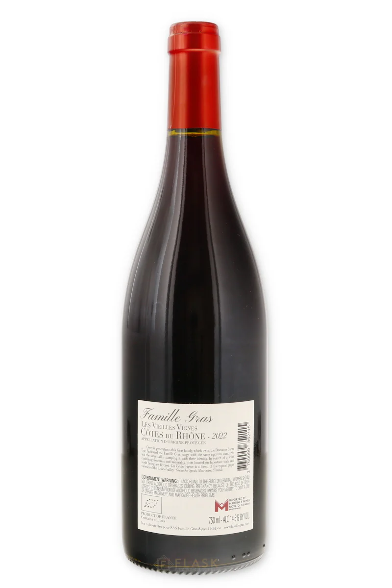 Domaine Santa Duc Cotes du Rhone Famille Gras Les Vieilles Vignes 2022 - Image 2