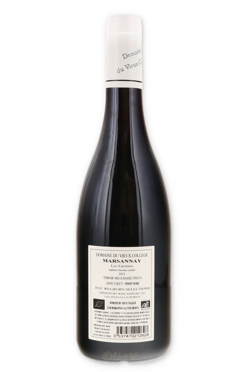 Domaine Vieux College Marsannay Rouge Les Favieres 2021 - Image 2