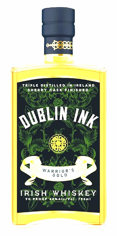 Dublin Ink Warrior's Gold Irish Whisky 750ml
