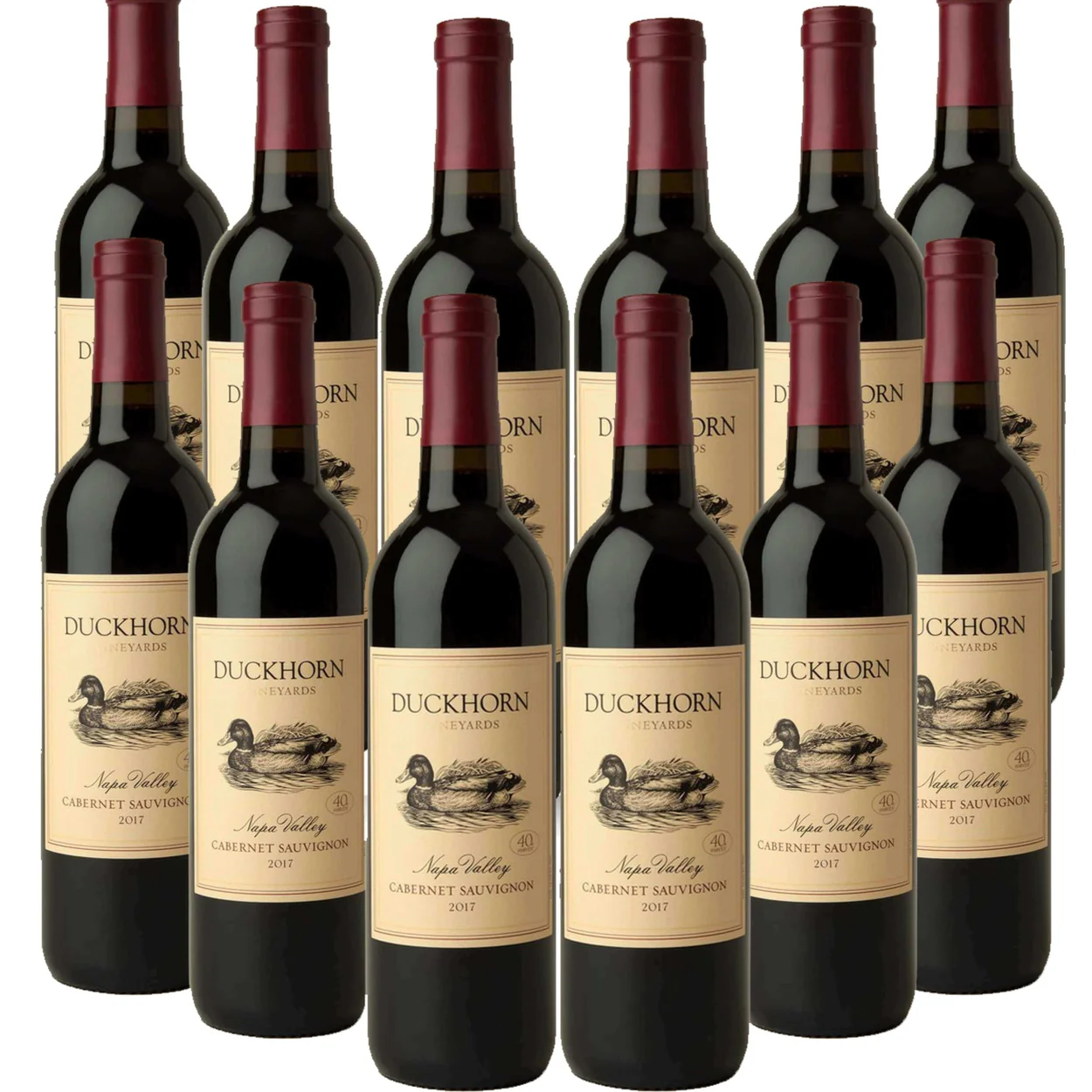 Duckhorn Napa Valley Cabernet Sauvignon 2017 12 Pack 750ml [Ships Free]