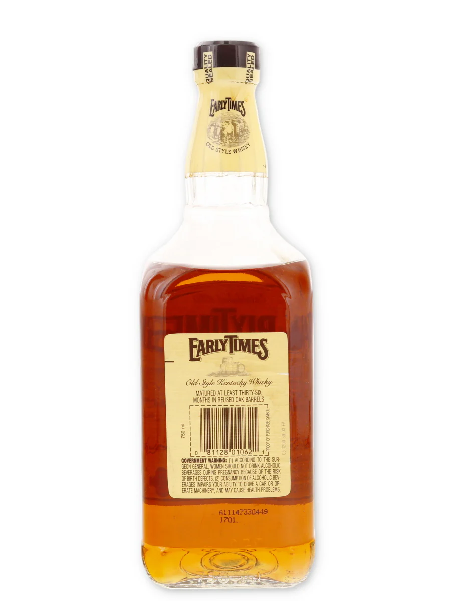 Early Times Old Style Kentucky Whisky White Label - Image 2