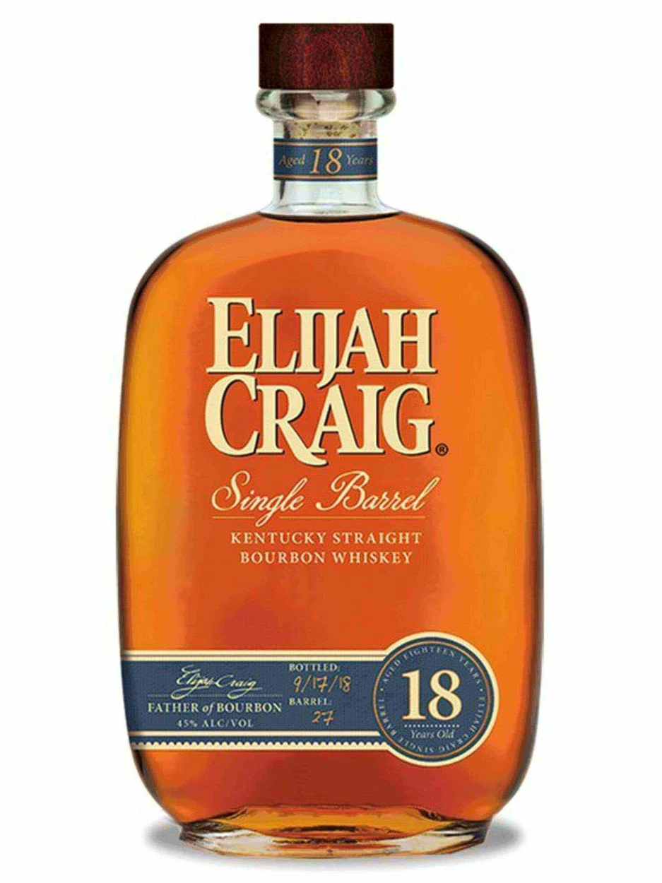 Elijah Craig 18 Year Old Bourbon 2018
