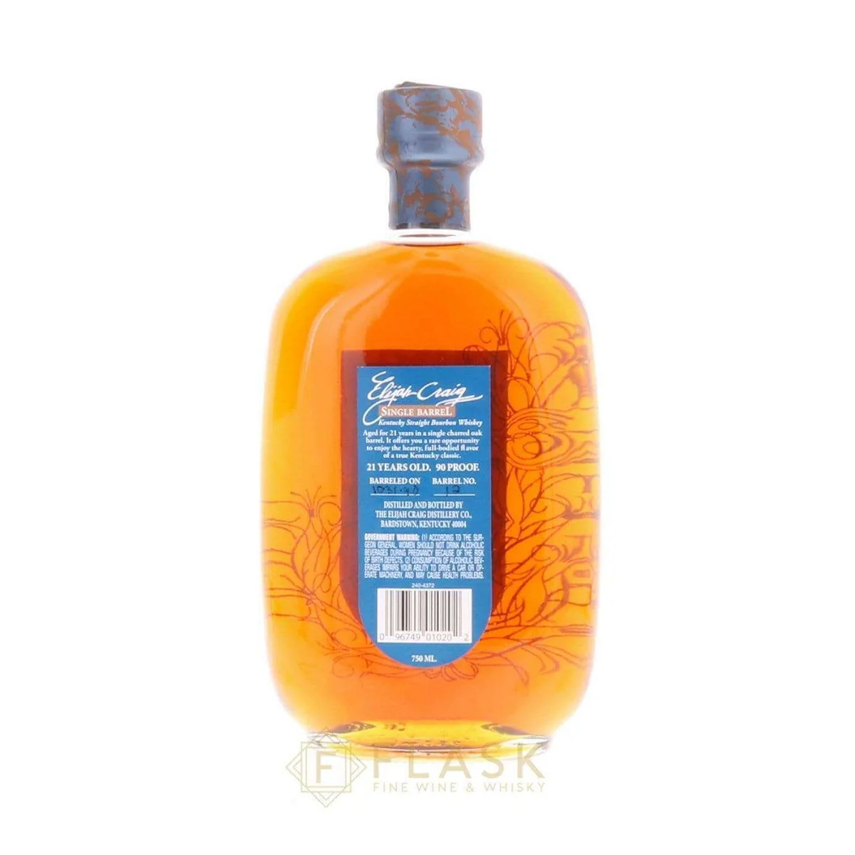 Elijah Craig 21 Year Bourbon Single Barrel 1990 - Image 2