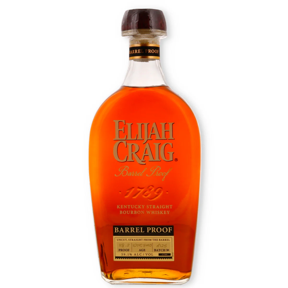 Elijah Craig Barrel Proof Batch A125 118.2 proof