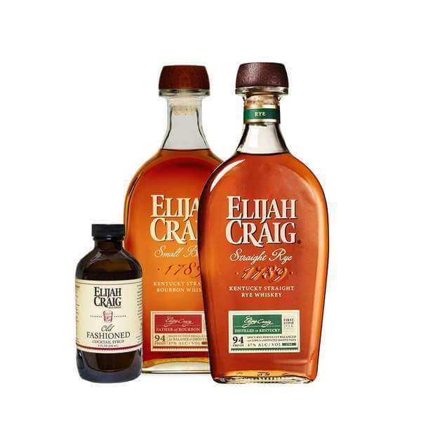 Elijah Craig Small Batch Bourbon & Rye Old Fashioned Combo