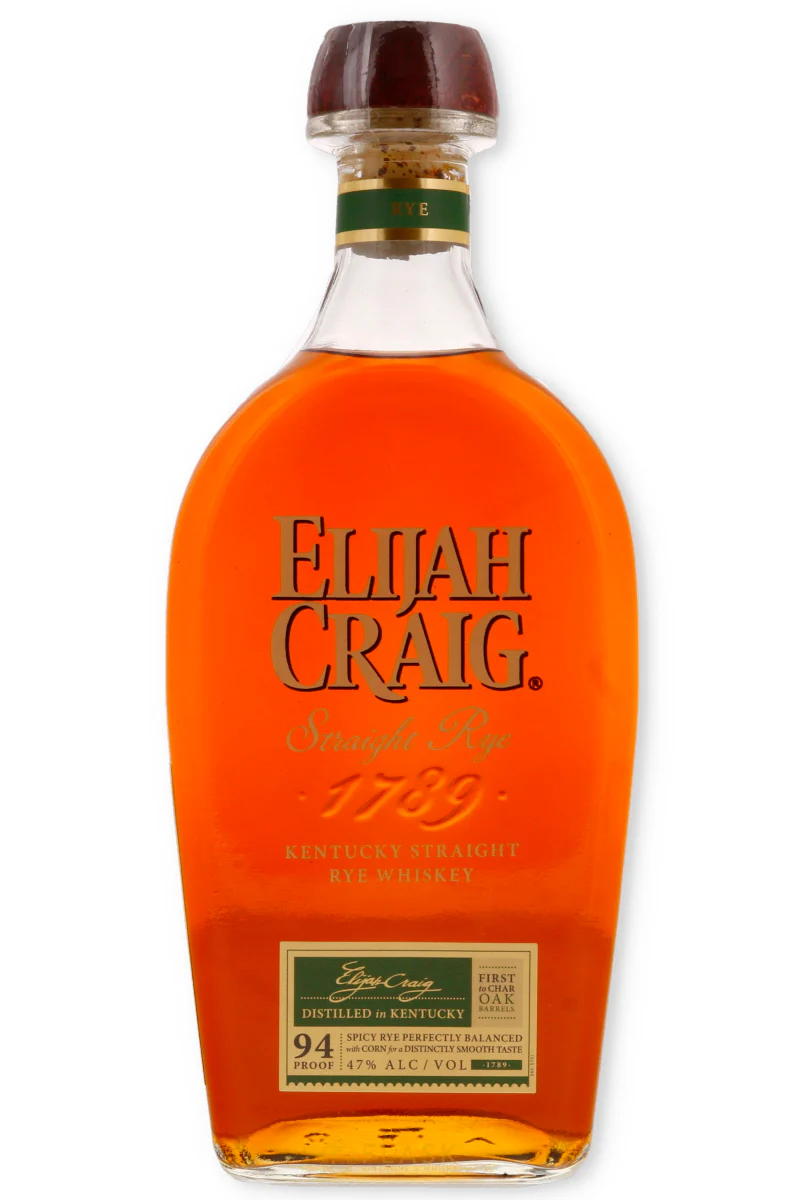Elijah Craig Straight Rye Whiskey