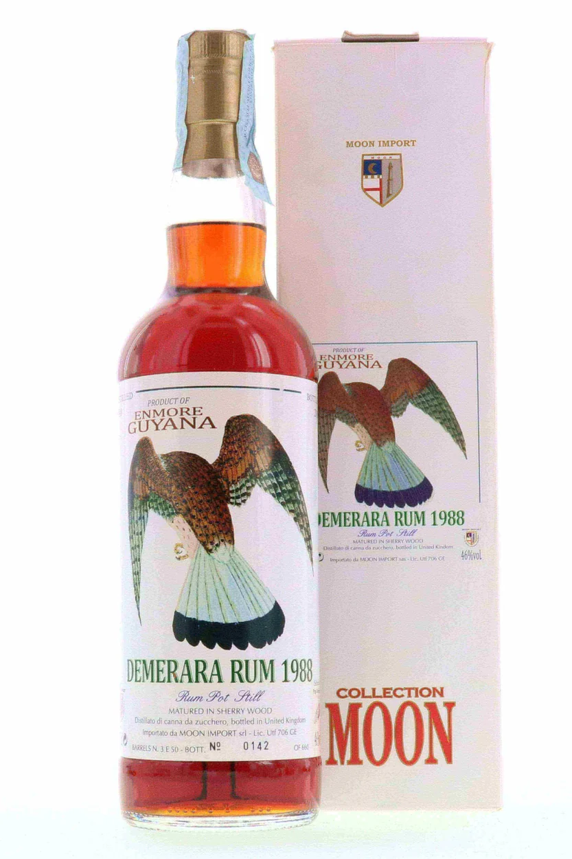 Enmore 1988 Moon Import Sherry Wood Rum 23 Year Old - Image 2