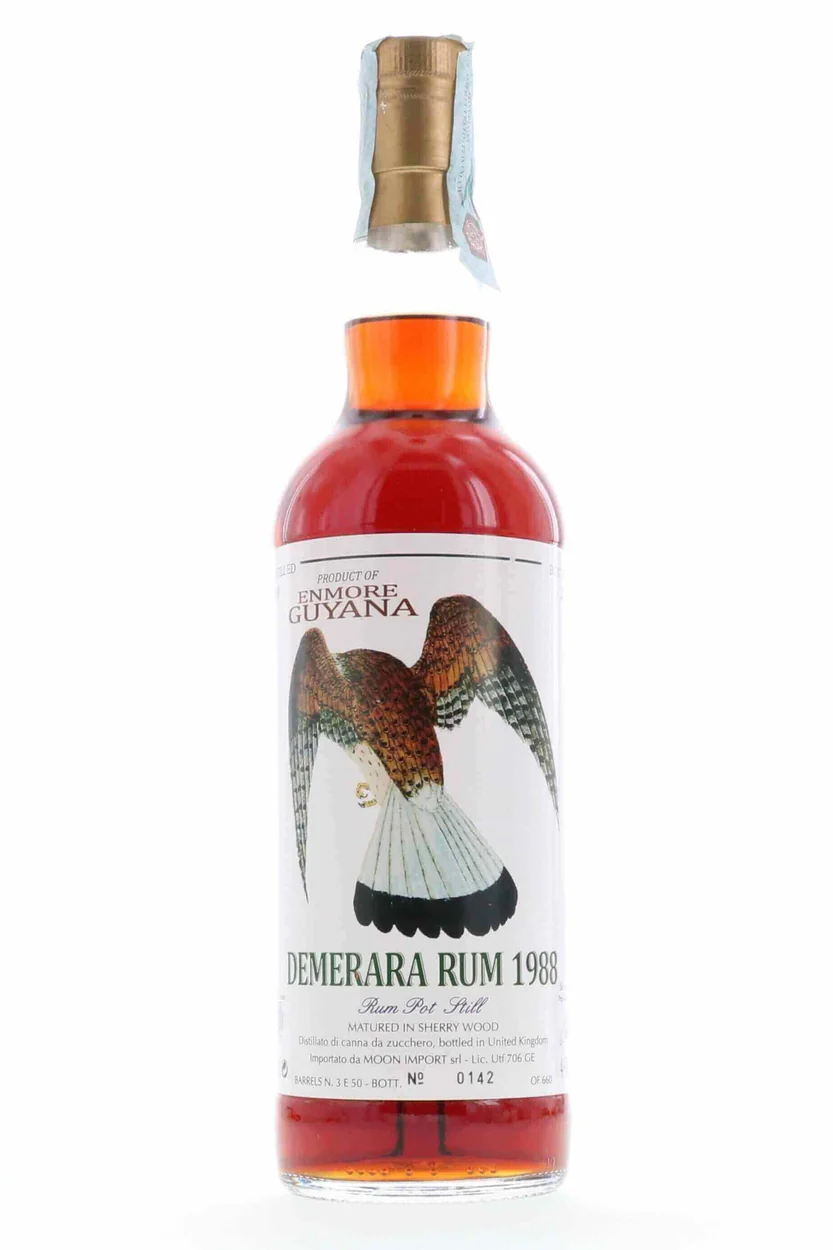 Enmore 1988 Moon Import Sherry Wood Rum 23 Year Old - Image 5