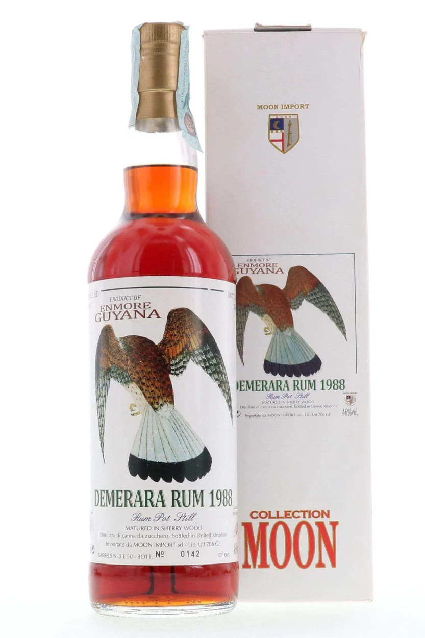Enmore 1988 Moon Import Sherry Wood Rum 23 Year Old - Image 6
