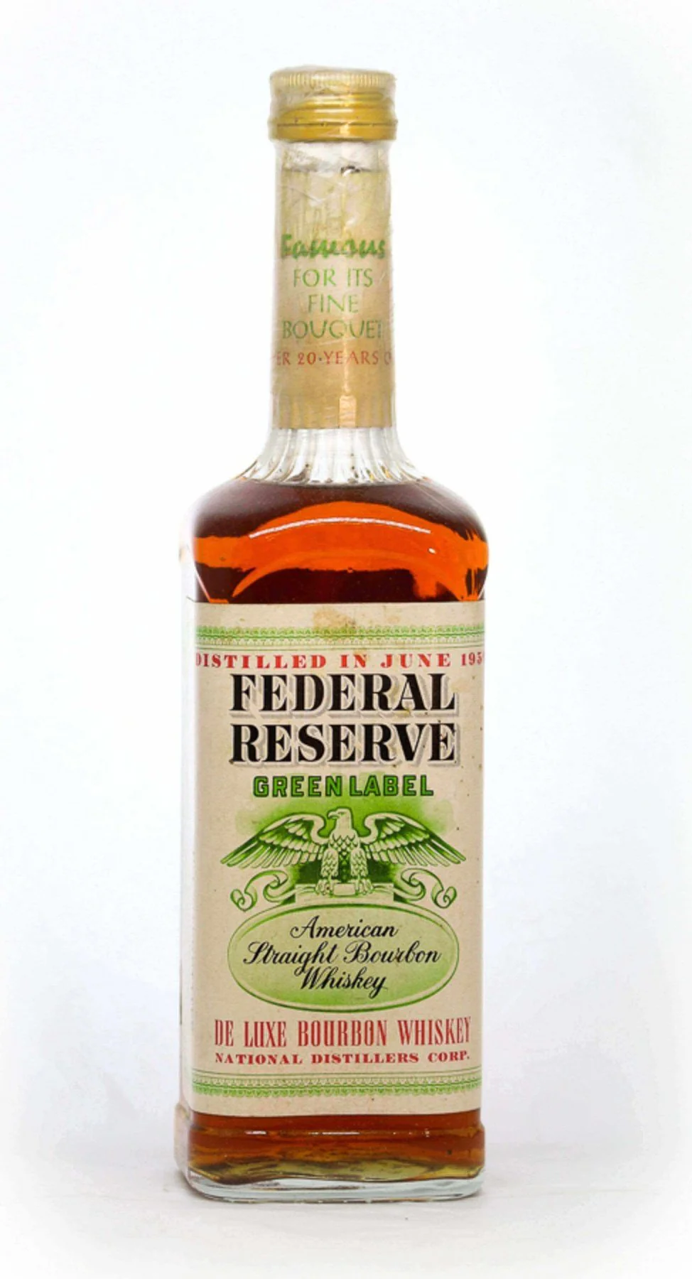 Federal Reserve Green Label 1950 20 Year Bourbon
