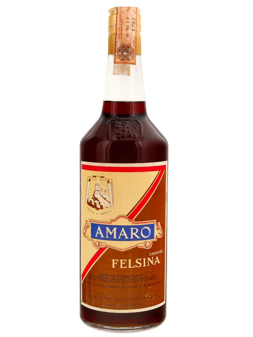 Felsina Amaro Vintage Liqueur 1960s 1 Liter