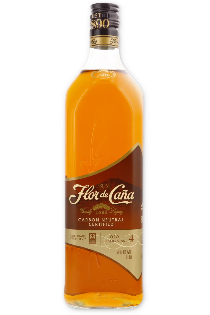 Flor de Cana Anejo Oro Rum 1 Liter