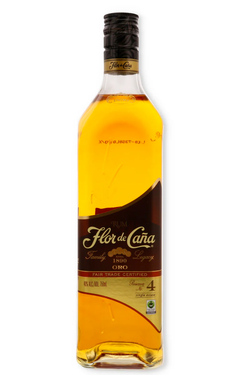 Flor de Cana Oro Anejo 4 Year Old Rum 750ml