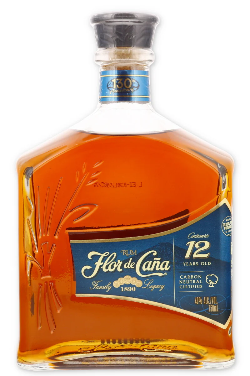 Flor De Cana 12 Year Old Rum 750ml