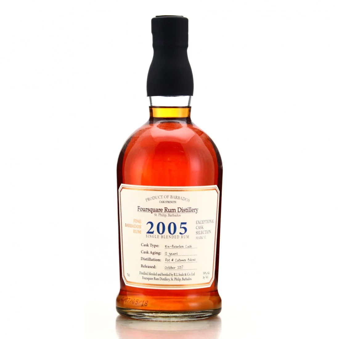 Foursquare 2005 12 Year Old  Cask Strength Rum