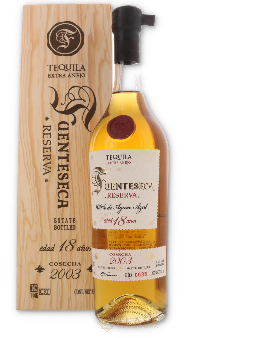 Fuenteseca Reserva 18 Year Extra Anejo Tequila 2003