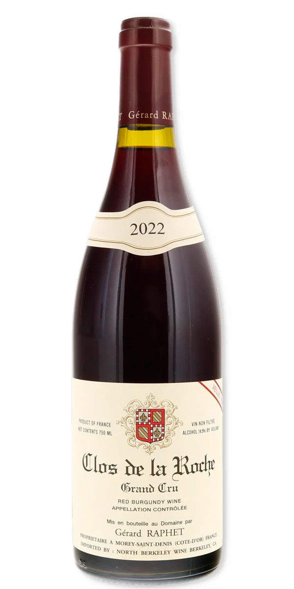 Gerard Raphet Clos de la Roche Grand Cru 2022