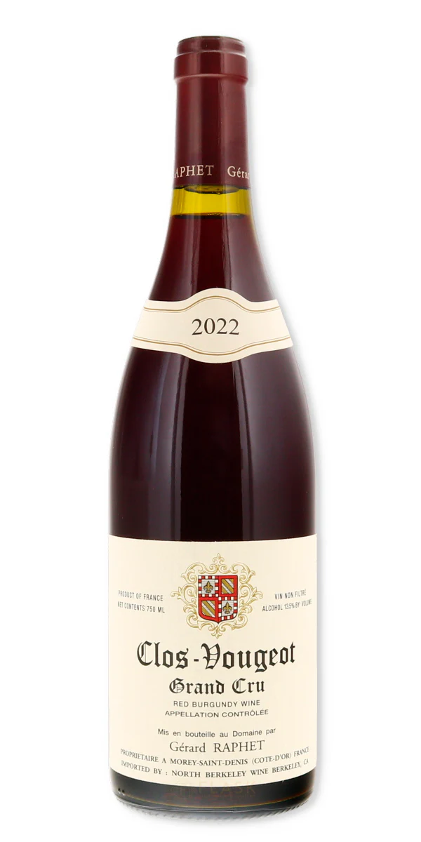 Gerard Raphet Clos Vougeot Grand Cru 2022