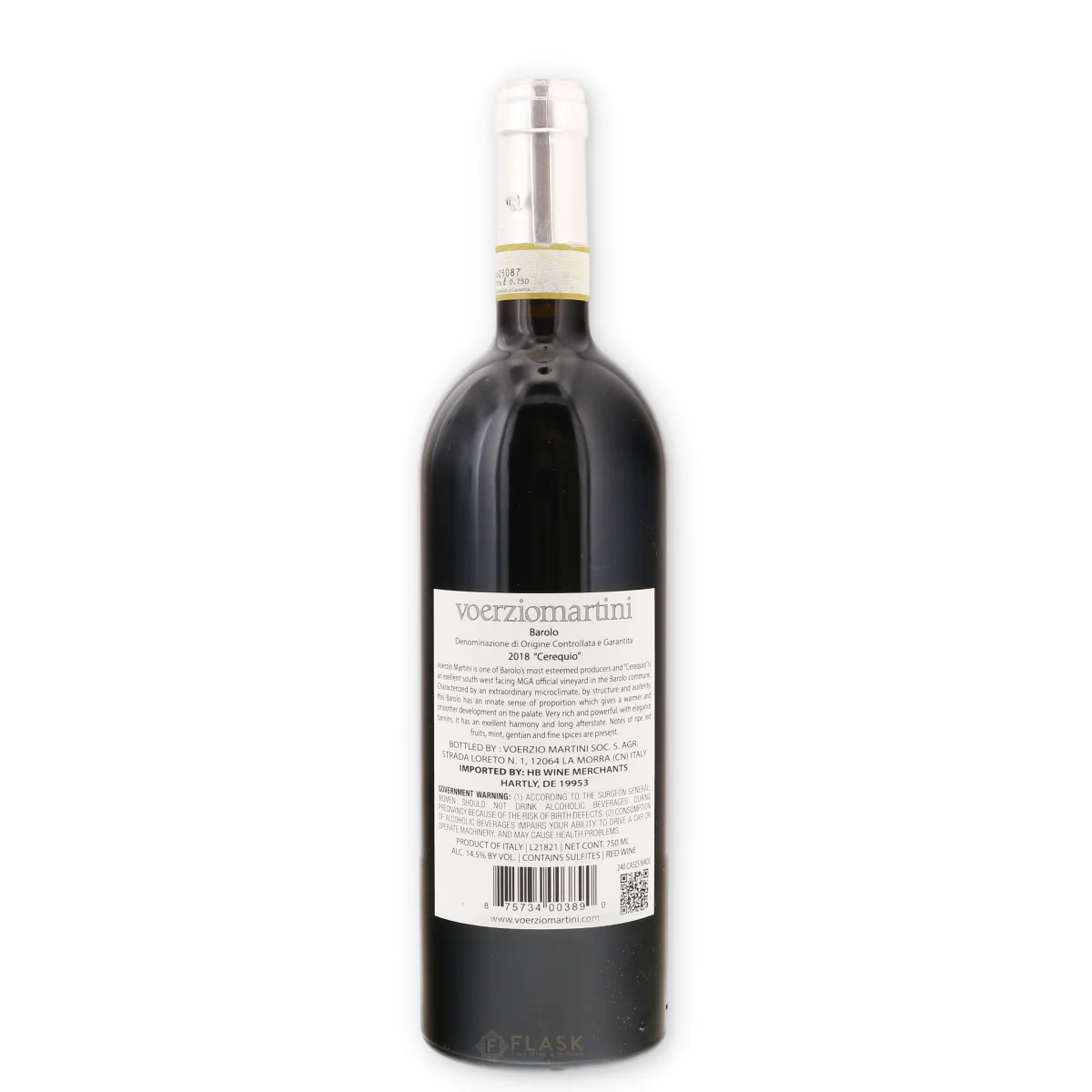 Gianni Voerzio Martini Barolo Cerequio 2018 - Image 2