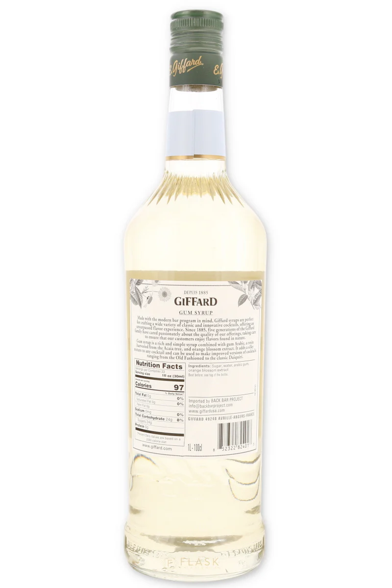 Giffard Gomme Syrup 1 Liter - Image 2