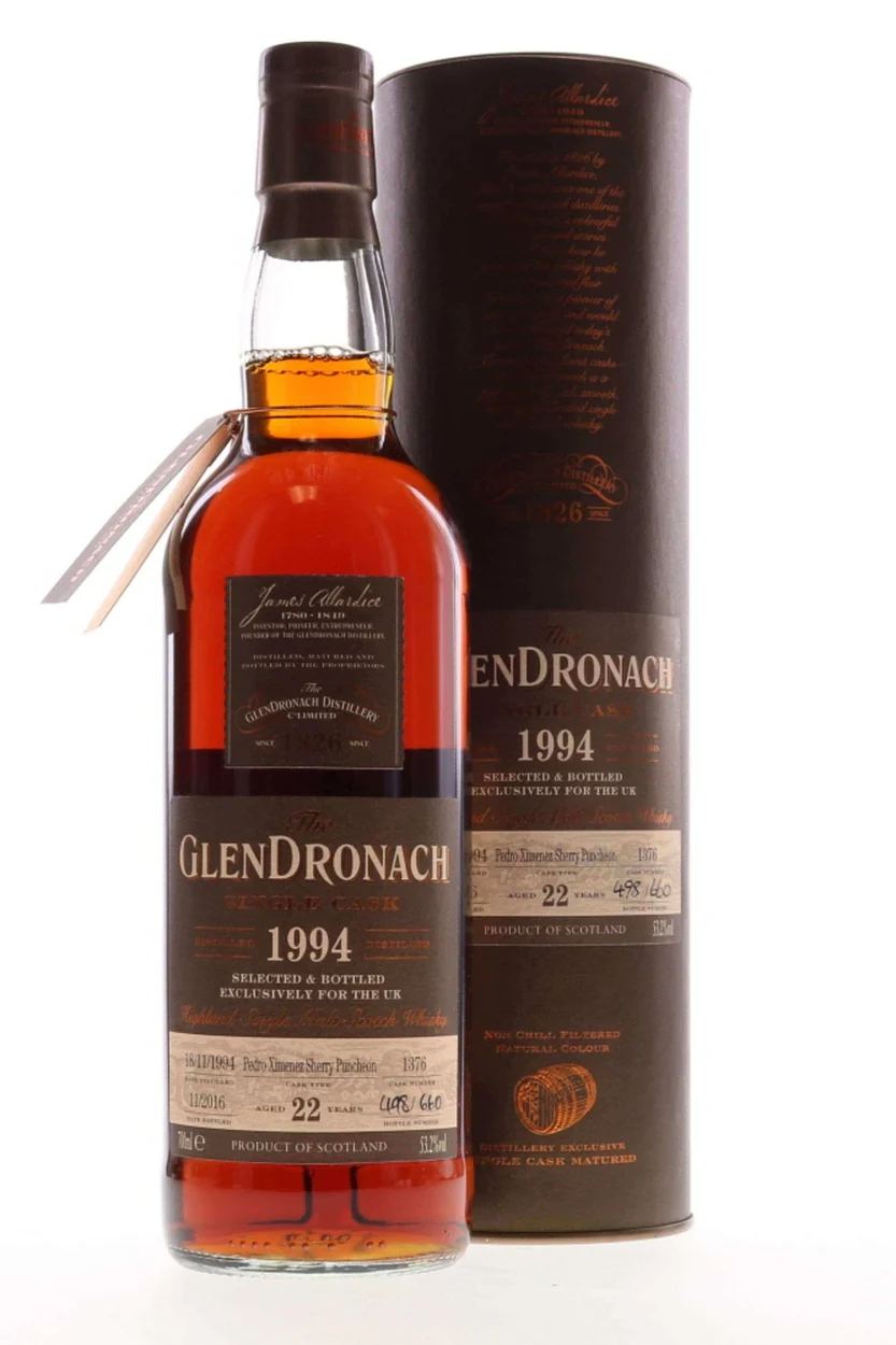 GlenDronach 1994 22 Year Old PX Sherry Single Cask #1376