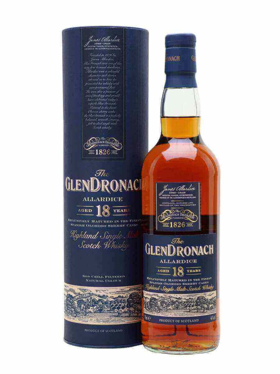 Glendronach Allardice 18 Year Old Single Malt Scotch Whisky Speyside