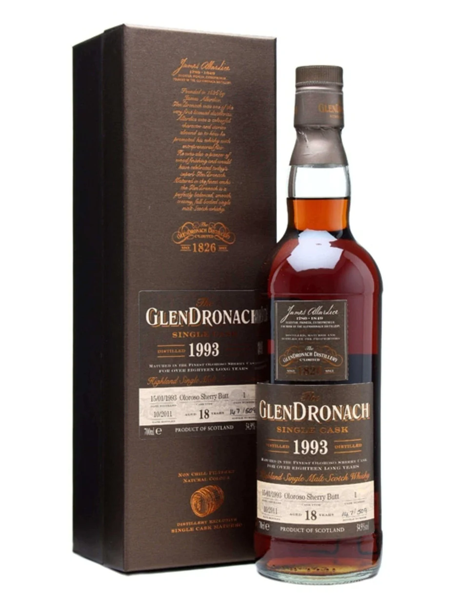 Glendronach Batch 5 1993 18 Year Old Single Cask #1
