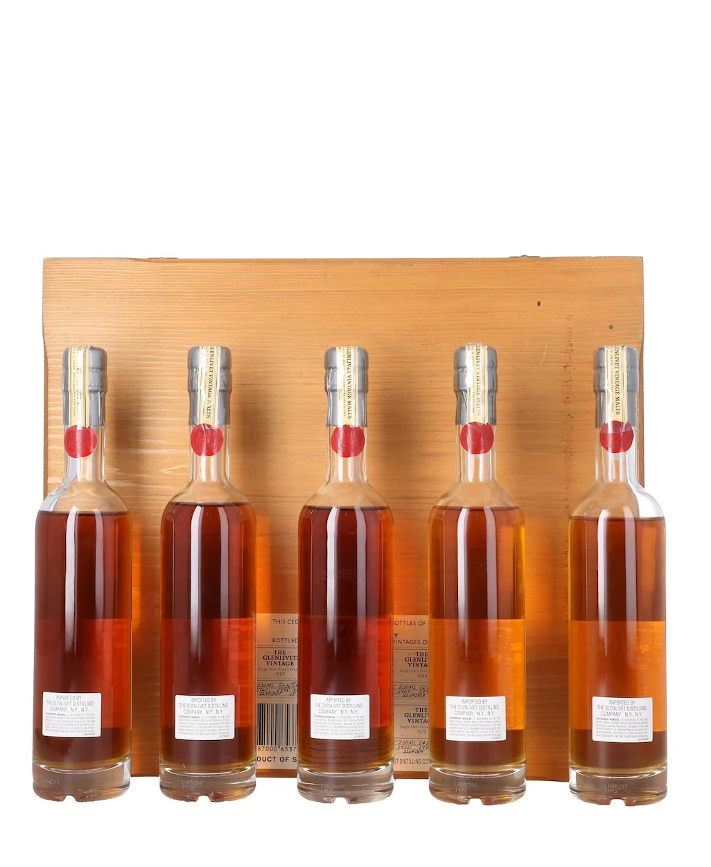 Glenlivet Vintage Collection 1967 - 1972 (5 x 200ml) - Image 2