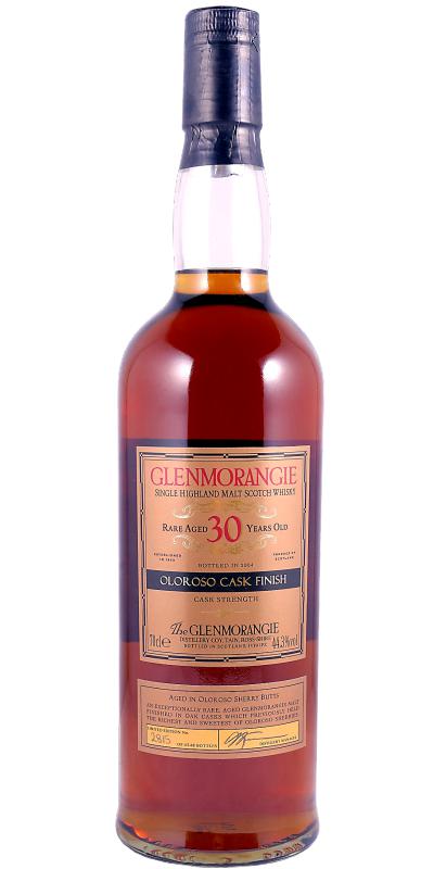 Glenmorangie Oloroso Cask Finish 30 Year Old Single Malt Scotch Whisky
