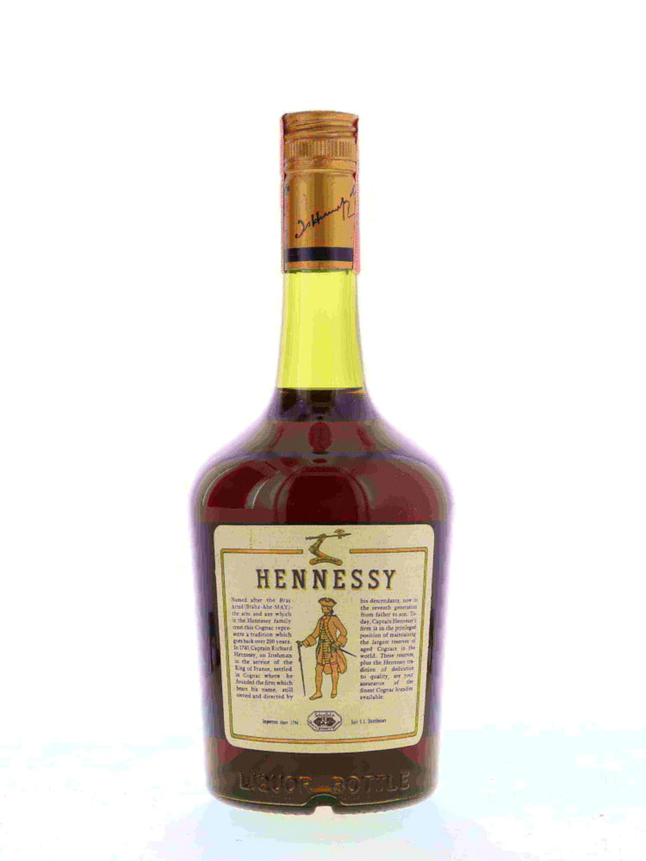 Hennessy Bras Arme Cognac 1970s 4/5 Quart - Image 2