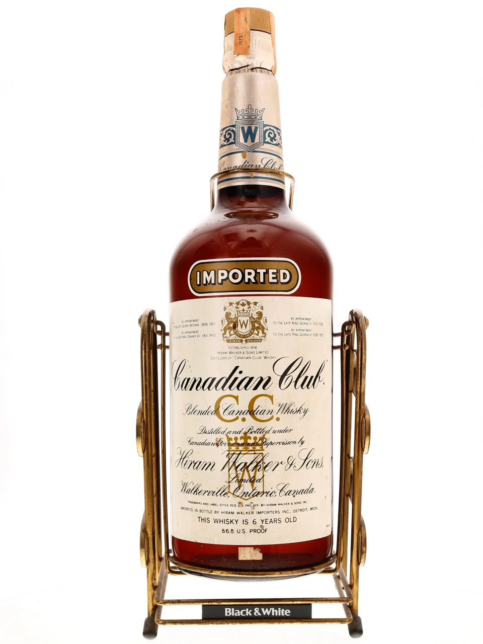 Herman Walker Canadian Club 1973 3 Liter w/ Swing Cradle - Image 2