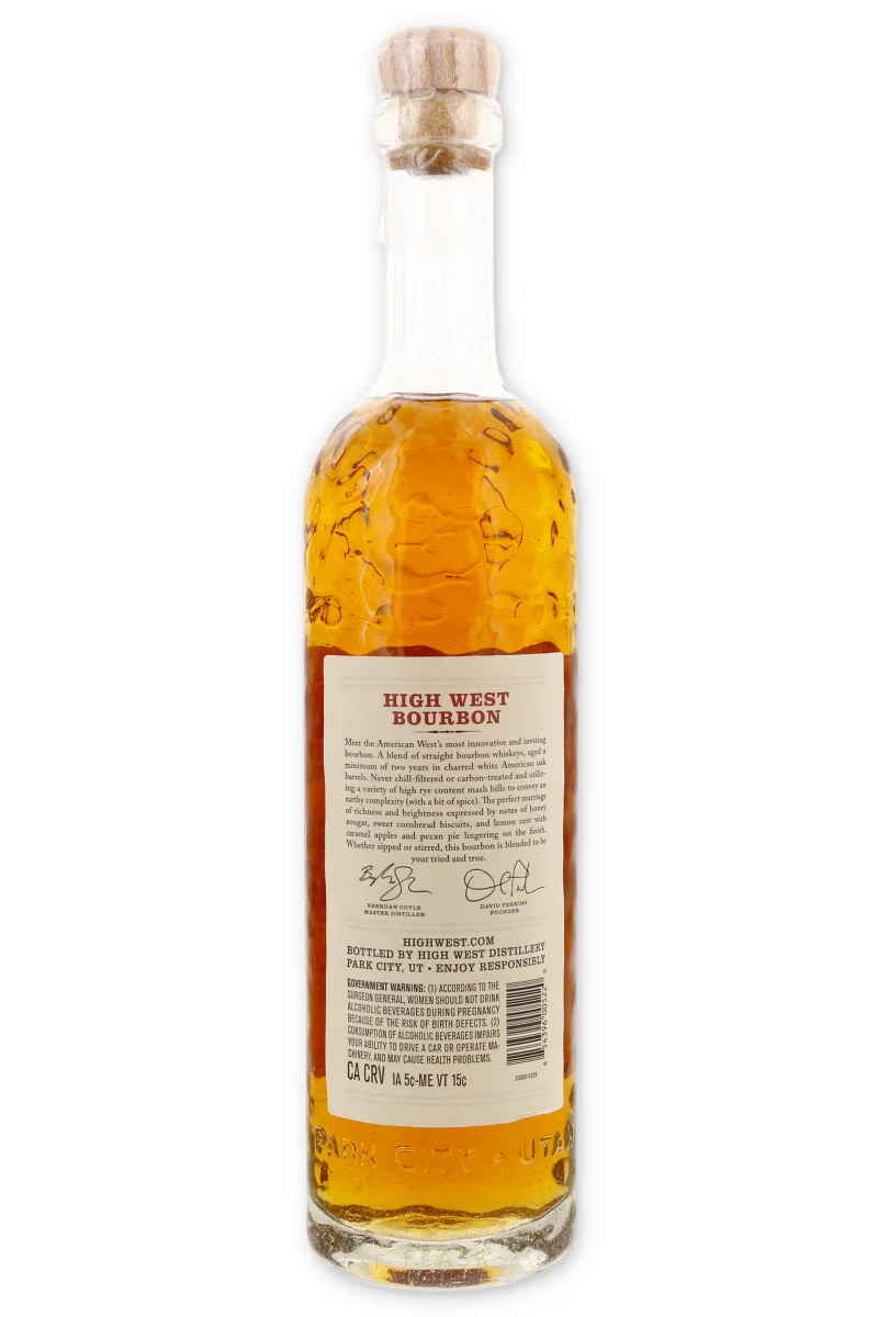High West American Bourbon 750ml - Image 2