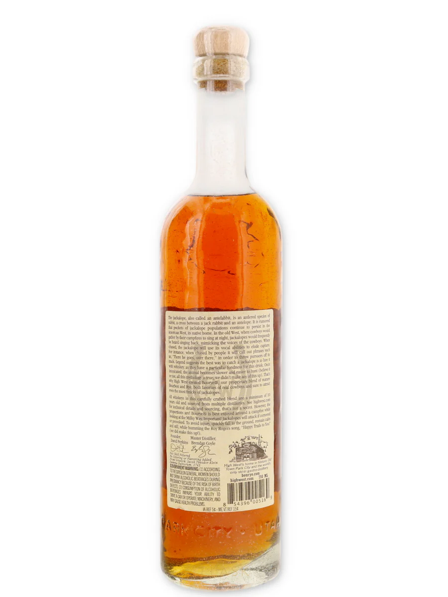 High West Bourye Old "Limited Sighting" Label Straight Whiskey - Image 2