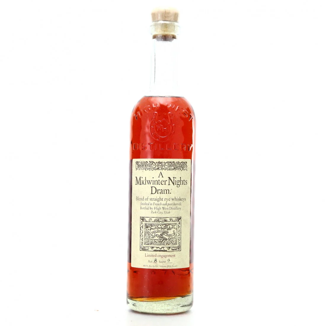 High West A Midwinter Nights Dram Straight Rye Whiskey Act 8