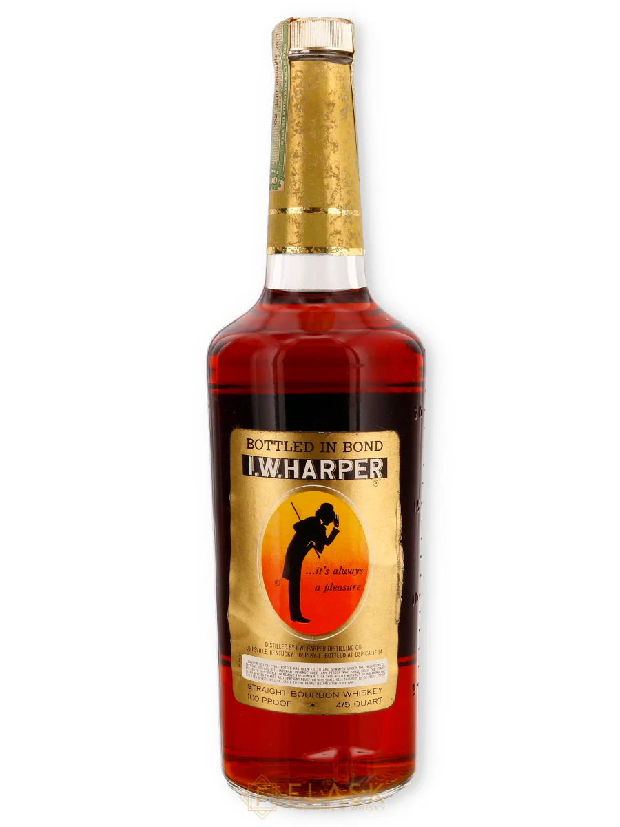 I.W. Harper Bottled in Bond Bourbon 100 Proof 1964 - 1969 - Image 2
