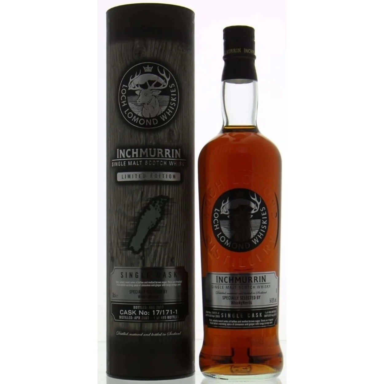 Inchmurrin 14 Years Old 'Executive' For WhiskyNerds Cask:17/171-1 54.6% 2003