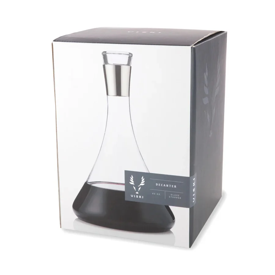 Irving Chrome-Rim Wine Decanter Viski - Image 2