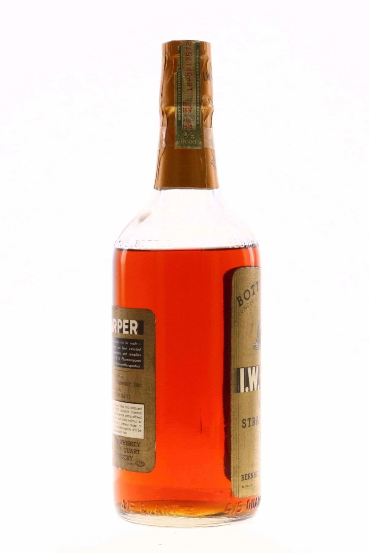 IW Harper 1937  Bottled in Bond Bourbon - Image 3