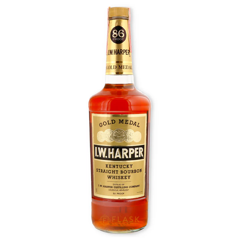 IW Harper Gold Medal Straight Bourbon Vintage 1970s