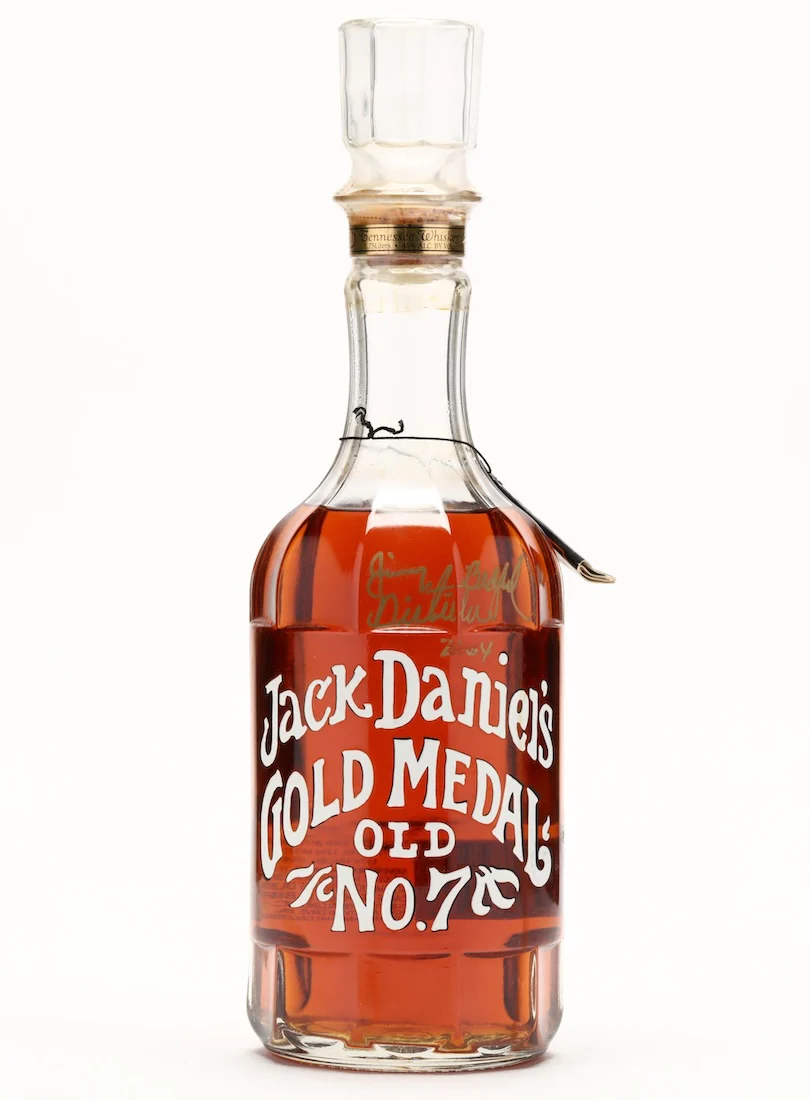 Jack Daniels 1904 Gold Medal Replica 100th Anniversary Signed by Jimmy Bedford 1.75 Liter / Magnum