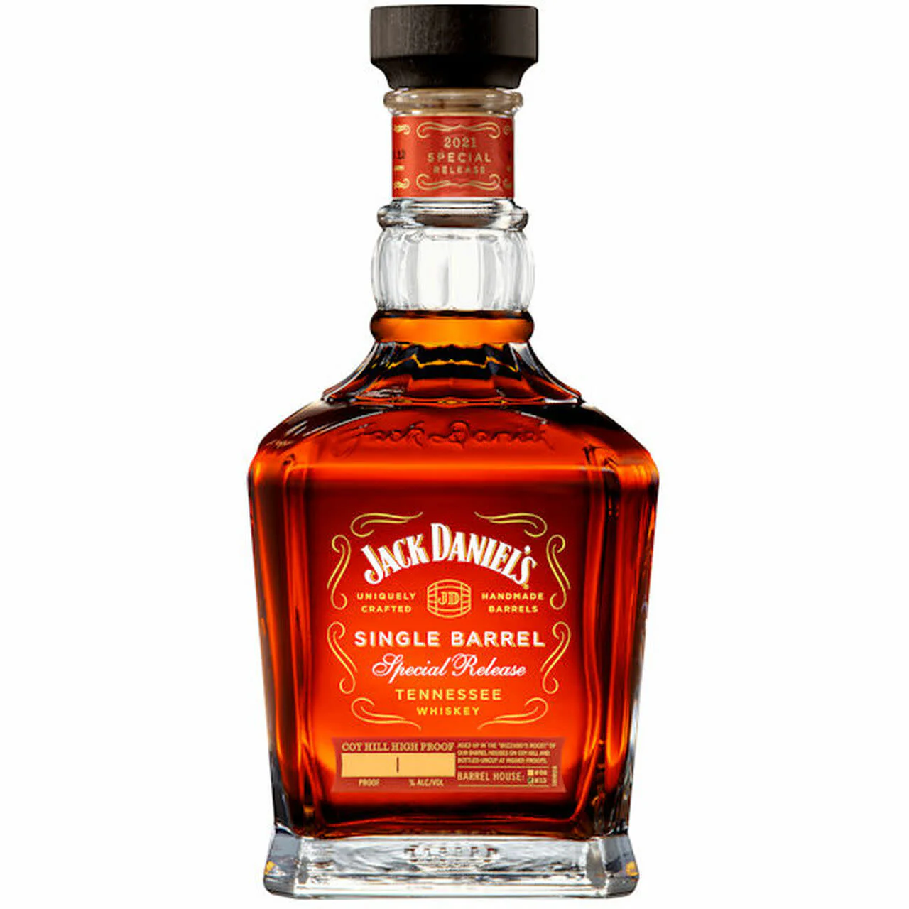 Jack Daniels Coy Hill Single Barrel Barrelhouse 8 141.1 Proof 2021